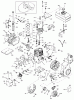 Toro 38072 (724) - 724 Snowthrower, 1997 (7900001-7999999) Ersatzteile ENGINE TECUMSEH MODEL HSK70-130282T