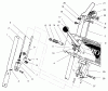 Toro 38072 (724) - 724 Snowthrower, 1997 (7900001-7999999) Ersatzteile HANDLE ASSEMBLY RIGHT SIDE