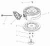 Toro 38072 (724) - 724 Snowthrower, 1997 (7900001-7999999) Ersatzteile RECOIL STARTER NO. 590742 (OPTIONAL)