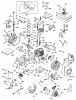 Toro 38072 (724) - 724 Snowthrower, 1999 (9900001-9999999) Ersatzteile ENGINE TECUMSEH MODEL HSK70-130302U