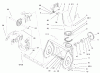 Toro 38072 (724) - 724 Snowthrower, 2000 (200000001-200999999) Ersatzteile CHUTE AND AUGER ASSEMBLY