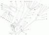 Toro 38072 (724) - 724 Snowthrower, 2000 (200000001-200999999) Ersatzteile HANDLE ASSEMBLY