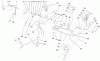 Toro 38079 (924) - 924 Power Shift Snowthrower, 2000 (200000001-200999999) Ersatzteile HANDLE AND CONTROL ASSEMBLY