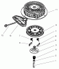 Toro 38079 (924) - 924 Power Shift Snowthrower, 2000 (200000001-200999999) Ersatzteile RECOIL STARTER NO. 590733 (OPTIONAL)