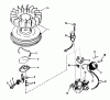Toro 38080 (824) - 824 Snowthrower, 1981 (1000001-1999999) Ersatzteile MAGNETO NO. 610848