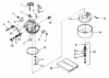 Toro 38080 (824) - 824 Snowthrower, 1984 (4000001-4999999) Ersatzteile CARBURETOR NO. 632334