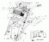 Toro 38080 (824) - 824 Snowthrower, 1984 (4000001-4999999) Ersatzteile HANDLE ASSEMBLY
