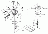 Toro 38080 (824) - 824 Snowthrower, 1985 (5000001-5999999) Ersatzteile CARBURETOR NO. 632334