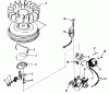 Toro 38080 (824) - 824 Snowthrower, 1985 (5000001-5999999) Ersatzteile MAGNETO NO. 610848