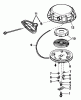 Toro 38080 (824) - 824 Snowthrower, 1985 (5000001-5999999) Ersatzteile REWIND STARTER NO. 590573