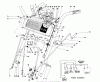 Toro 38080 (824) - 824 Snowthrower, 1986 (6000001-6999999) Ersatzteile HANDLE ASSEMBLY