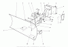 Toro 38080 (824) - 824 Snowthrower, 1987 (7000001-7999999) Ersatzteile GRADER BLADE ASSEMBLY MODEL 59099