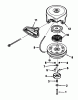 Toro 38080 (824) - 824 Snowthrower, 1987 (7000001-7999999) Ersatzteile REWIND STARTER NO. 590630