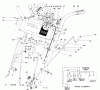 Toro 38080 (824) - 824 Snowthrower, 1988 (8000001-8999999) Ersatzteile HANDLE ASSEMBLY