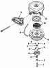 Toro 38080 (824) - 824 Snowthrower, 1988 (8000001-8999999) Ersatzteile REWIND STARTER NO. 590630