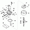 Toro 38080 (824) - 824 Snowthrower, 1989 (9000001-9999999) Ersatzteile CARBURETOR NO. 632334