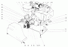 Toro 38080 (824) - 824 Snowthrower, 1989 (9000001-9999999) Ersatzteile ENGINE ASSEMBLY