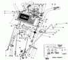 Toro 38080 (824) - 824 Snowthrower, 1990 (0000001-0999999) Ersatzteile HANDLE ASSEMBLY