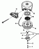 Toro 38080 (824) - 824 Snowthrower, 1990 (0000001-0999999) Ersatzteile REWIND STARTER NO. 590630