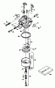 Toro 38080 (824) - 824 Snowthrower, 1992 (2000001-2999999) Ersatzteile CARBURETOR NO. 632334A