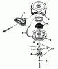 Toro 38080 (824) - 824 Snowthrower, 1992 (2000001-2999999) Ersatzteile REWIND STARTER NO. 590630