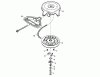 Toro 38080 (824) - 824 Snowthrower, 1993 (3900001-3999999) Ersatzteile REWIND STARTER NO. 590672