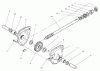 Toro 38084 (824XL) - 824XL Power Throw Snowthrower, 1997 (7900001-7999999) Ersatzteile 24" AUGER GEARCASE ASSEMBLY NO. 74-1560