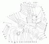 Toro 38084 (824XL) - 824XL Power Throw Snowthrower, 1997 (7900001-7999999) Ersatzteile AUGER AND HOUSING ASSEMBLY