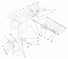 Toro 38084 (824XL) - 824XL Power Throw Snowthrower, 1997 (7900001-7999999) Ersatzteile UPPER TRACTION ASSEMBLY