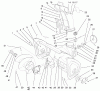 Toro 38084 (824XL) - 824XL Power Throw Snowthrower, 1999 (9900001-9999999) Ersatzteile AUGER AND HOUSING ASSEMBLY