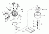 Toro 38085 (824) - 824 Snowthrower, 1980 (0000001-0999999) Ersatzteile CARBURETOR NO. 63211