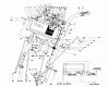 Toro 38085 (824) - 824 Snowthrower, 1980 (0000001-0999999) Ersatzteile HANDLE ASSEMBLY