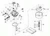 Toro 38085 (824) - 824 Snowthrower, 1981 (1000001-1999999) Ersatzteile CARBURETOR NO. 632111