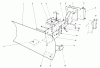 Toro 38085 (824) - 824 Snowthrower, 1981 (1000001-1999999) Ersatzteile GRADER BLADE ASSEMBLY MODEL 59099