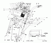Toro 38085 (824) - 824 Snowthrower, 1981 (1000001-1999999) Ersatzteile HANDLE ASSEMBLY