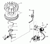 Toro 38085 (824) - 824 Snowthrower, 1981 (1000001-1999999) Ersatzteile MAGNETO NO. 610848
