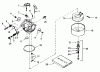 Toro 38085 (824) - 824 Snowthrower, 1986 (6000001-6999999) Ersatzteile CARBURETOR NO. 632334