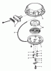 Toro 38085 (824) - 824 Snowthrower, 1986 (6000001-6999999) Ersatzteile REWIND STARTER NO. 590479