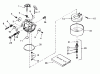 Toro 38085C (824) - 824 Snowthrower, 1987 (7000001-7999999) Ersatzteile CARBURETOR NO. 632334