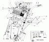 Toro 38085C (824) - 824 Snowthrower, 1987 (7000001-7999999) Ersatzteile HANDLE ASSEMBLY