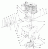 Toro 38087 (1332) - 1332 Power Shift Snowthrower, 2000 (200000001-200999999) Ersatzteile ENGINE AND TRANSMISSION ASSEMBLY
