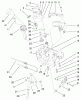 Toro 38087 (1332) - 1332 Power Shift Snowthrower, 2000 (200000001-200999999) Ersatzteile POWER SHIFT CONTROL ASSEMBLY