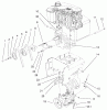 Toro 38087 (1332) - 1332 Power Shift Snowthrower, 2002 (220000001-220999999) Ersatzteile ENGINE AND TRANSMISSION ASSEMBLY