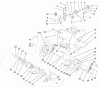Toro 38087 (1332) - 1332 Power Shift Snowthrower, 2002 (220000001-220999999) Ersatzteile LOWER TRACTION ASSEMBLY