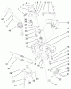 Toro 38087 (1332) - 1332 Power Shift Snowthrower, 2002 (220000001-220999999) Ersatzteile POWER SHIFT CONTROL ASSEMBLY