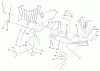 Toro 38087 (1332) - 1332 Power Shift Snowthrower, 2004 (240000001-240999999) Ersatzteile HANDLE AND CONTROL ASSEMBLY