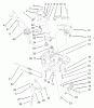 Toro 38087 (1332) - 1332 Power Shift Snowthrower, 2004 (240000001-240999999) Ersatzteile POWER SHIFT CONTROL ASSEMBLY
