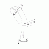 Toro 38090 (1132) - 1132 Snowthrower, 1979 (9000001-9999999) Ersatzteile CHUTE EXTENSION KIT 26-1100