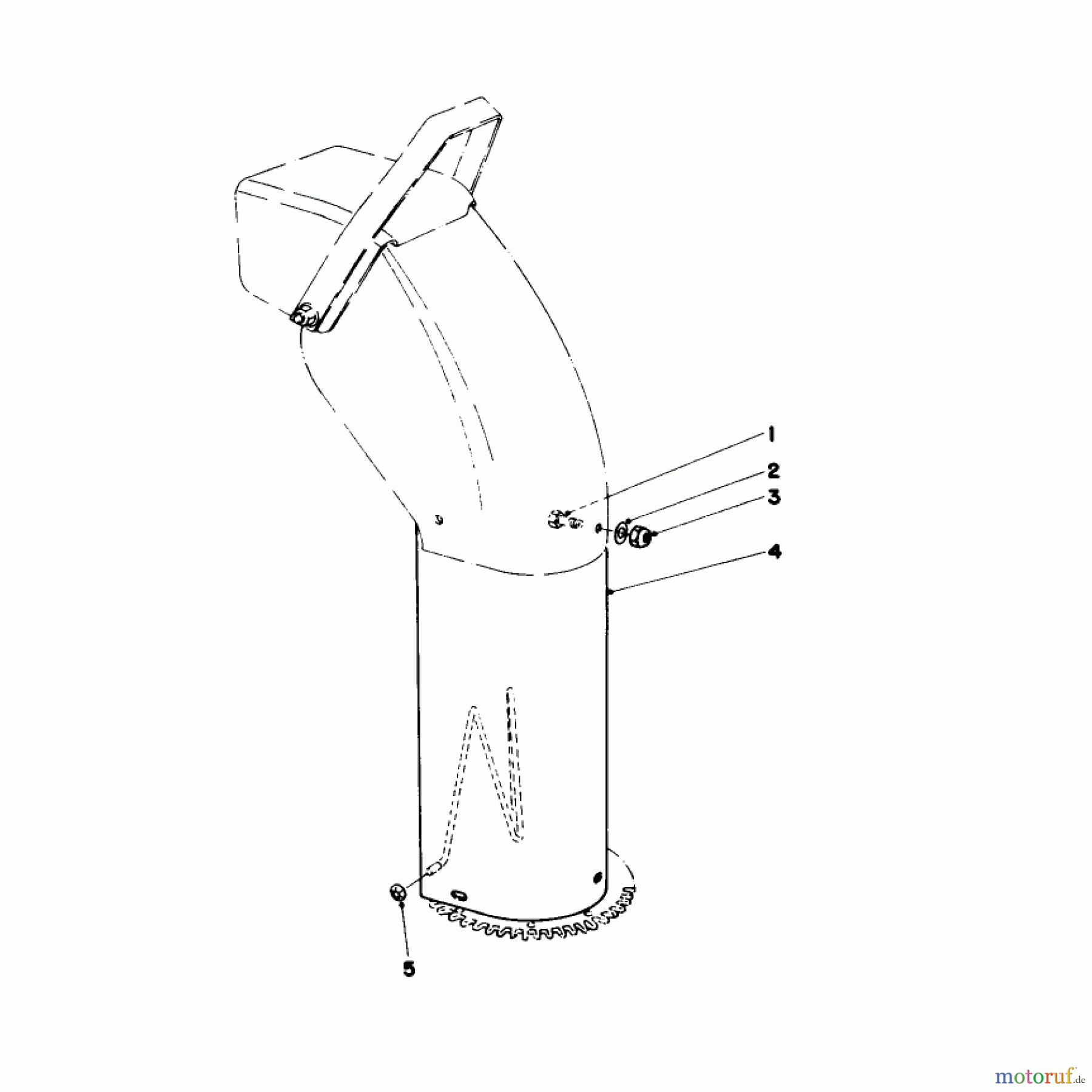 Toro Neu Snow Blowers/Snow Throwers Seite 1 38090 (1132) - Toro 1132 Snowthrower, 1979 (9000001-9999999) CHUTE EXTENSION KIT 26-1100