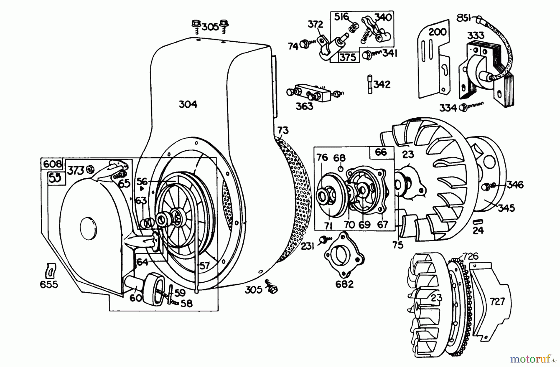 Toro Neu Snow Blowers/Snow Throwers Seite 1 38090 (1132) - Toro 1132 Snowthrower, 1979 (9000001-9999999) ENGINE BRIGGS & STRATTON MODEL NO. 190402 TYPE 0989-01 (8 H.P. SNOWTHROWER MODEL 38150) #1